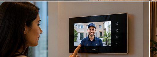 Video door phone for visitor identification and communication